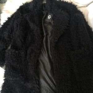 NWT! Guess fluffy jacket.